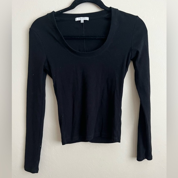 Z Supply Black Long Sleeve Top - Picture 2 of 3